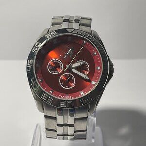 Alabama Crimson Tide NCAA Stainless-Steel Chronograph Men's Watch by Fossil NEW